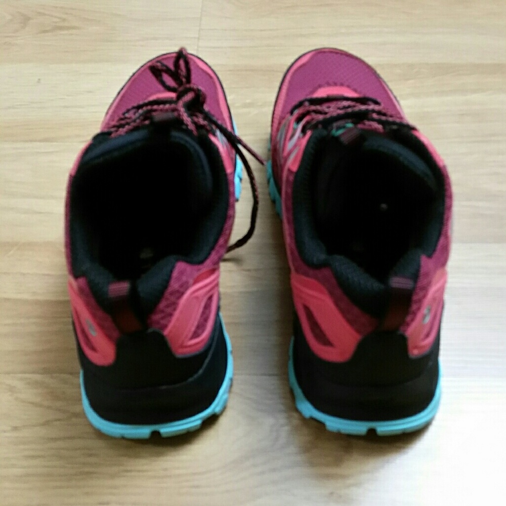 NEW Merrell Pine Bright Red Hiking Shoes - Picture 6 of 8